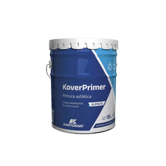 Pintura Asfaltica Kartonsec (solvente) 18lts