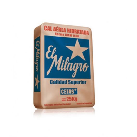 Cal El Milagro x 25 kg